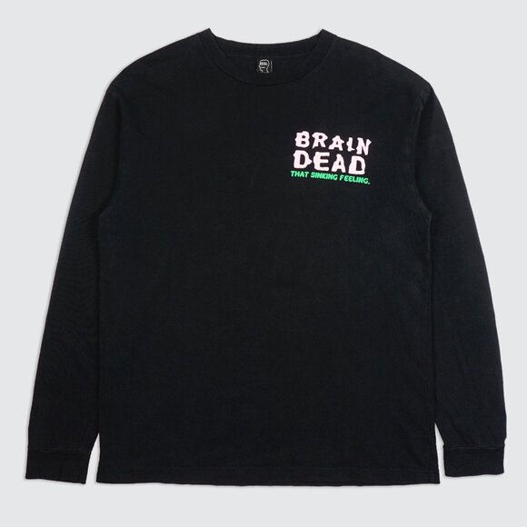 Brain Dead Graphic Print Long Sleeve heavy T-shirt/ Size M/ Good Condition - Picture 3 of 11